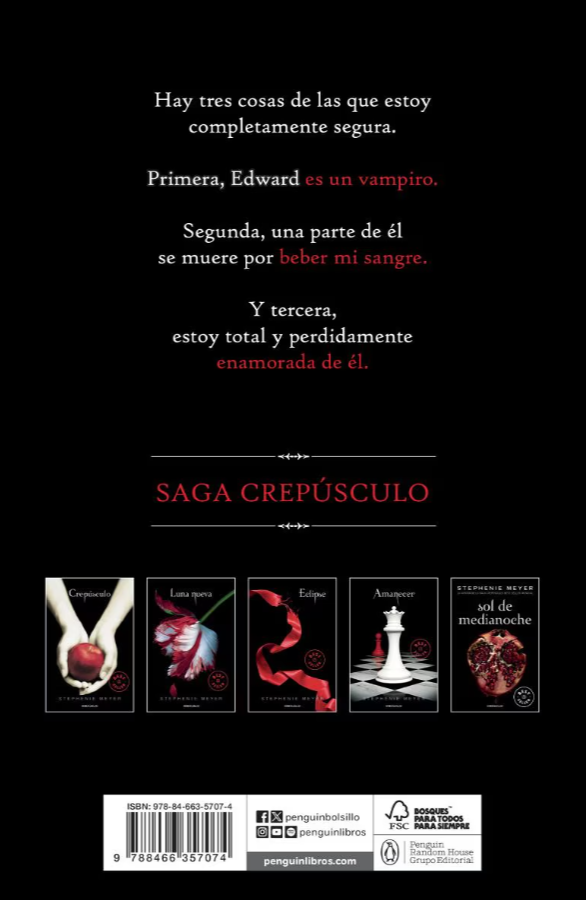 CREPUSCULO - Saga Crepúsculo (Edición BLACKFRIDAY)