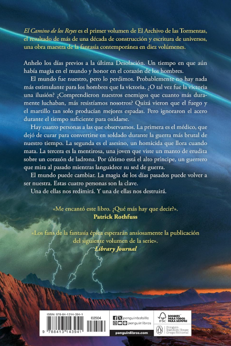 EL CAMINO DE LOS REYES - El Archivo de las Tormentas (Libro 1)