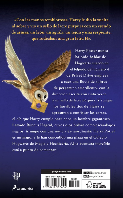 HARRY POTTER Y LA PIEDRA FILOSOFAL (Libro 1)