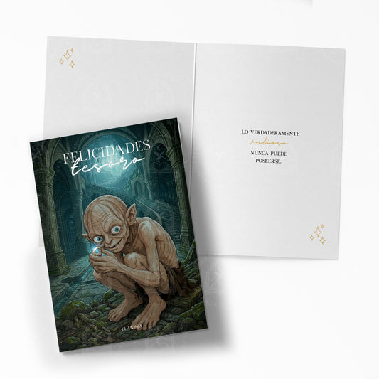 Colección Elandra Nº001 – Tarjeta literaria de felicitación