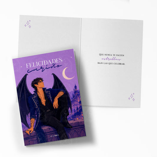 Colección Elandra Nº002 – Tarjeta literaria de felicitación