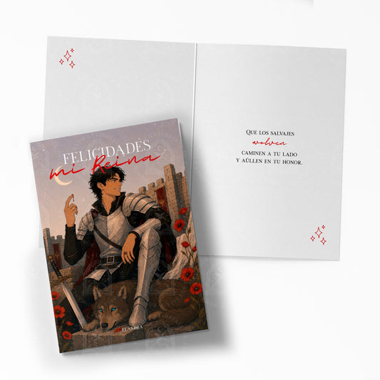Colección Elandra Nº003 – Tarjeta literaria de felicitación