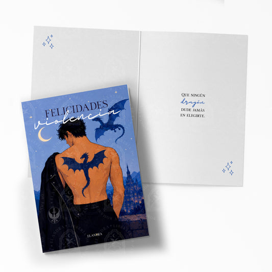 Colección Elandra Nº004 – Tarjeta literaria de felicitación