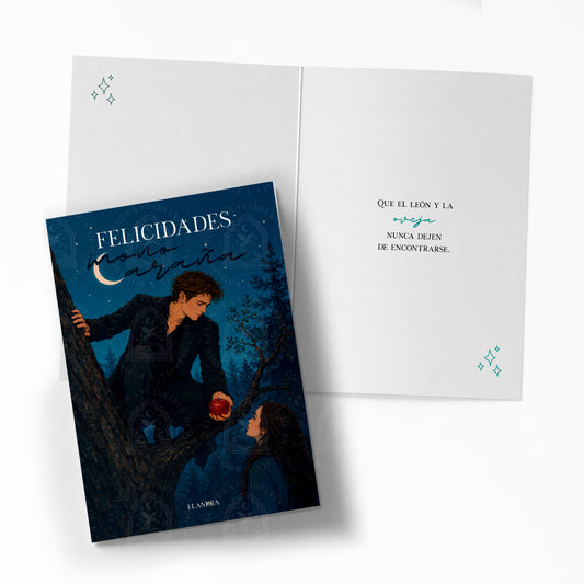 Colección Elandra Nº006 – Tarjeta literaria de felicitación