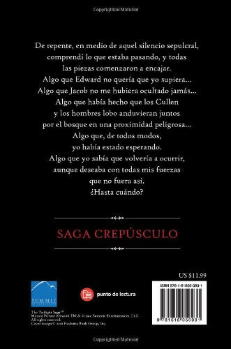 ECLIPSE - Saga Crepúsculo (Libro 3)