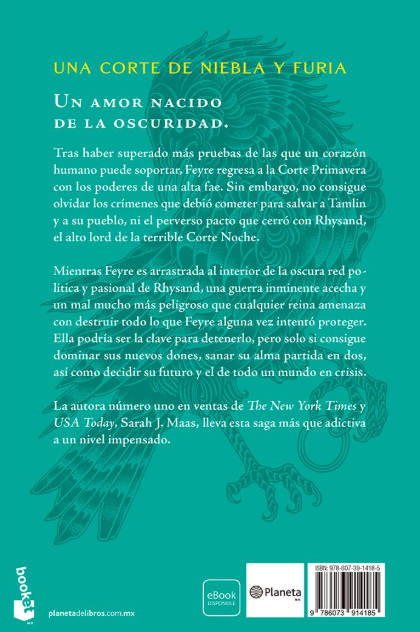 UNA CORTE DE NIEBLA Y FURIA - ACOTAR 2 (Precio especial)