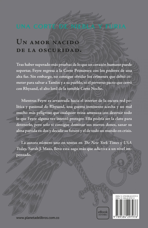 UNA CORTE DE NIEBLA Y FURIA - ACOTAR 2