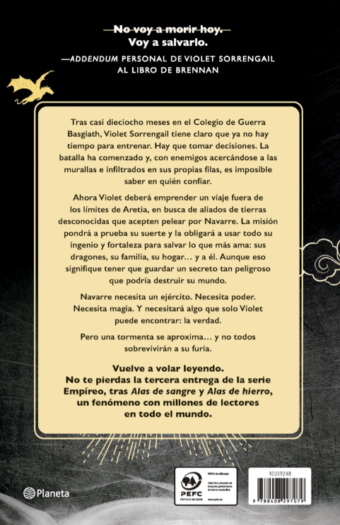 ALAS DE ÓNIX (Empireo 3)