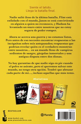 SERIE CRAVE - FULGOR (Libro 4)