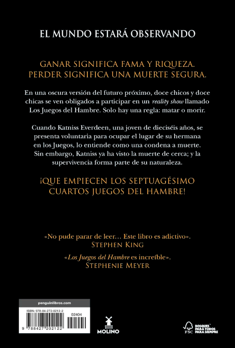 LOS JUEGOS DEL HAMBRE (Libro 1)