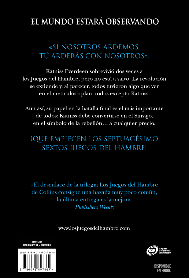 SINSAJO - Los juegos del Hambre (Libro 3)