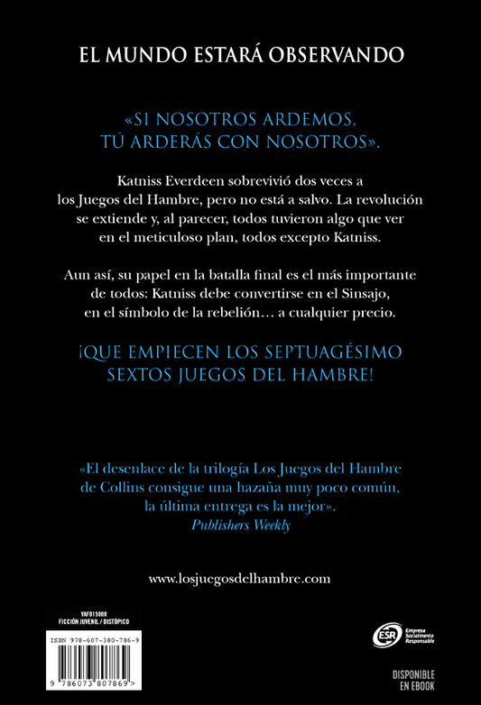 SINSAJO - Los juegos del Hambre (Libro 3)