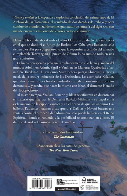 VIENTO Y VERDAD - El Archivo de las Tormentas (Libro 5)
