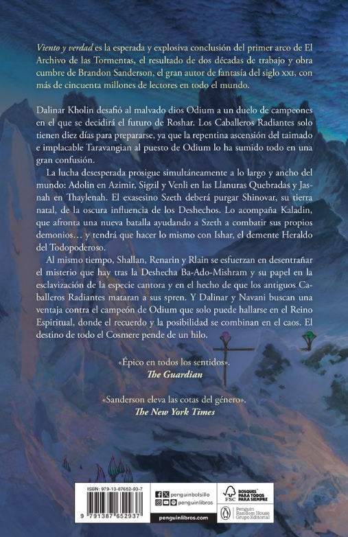 VIENTO Y VERDAD - El Archivo de las Tormentas (Libro 5)