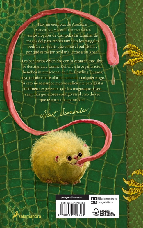 ANIMALES FANTASTICOS Y DONDE ENCONTRARLOS (Harry Potter)