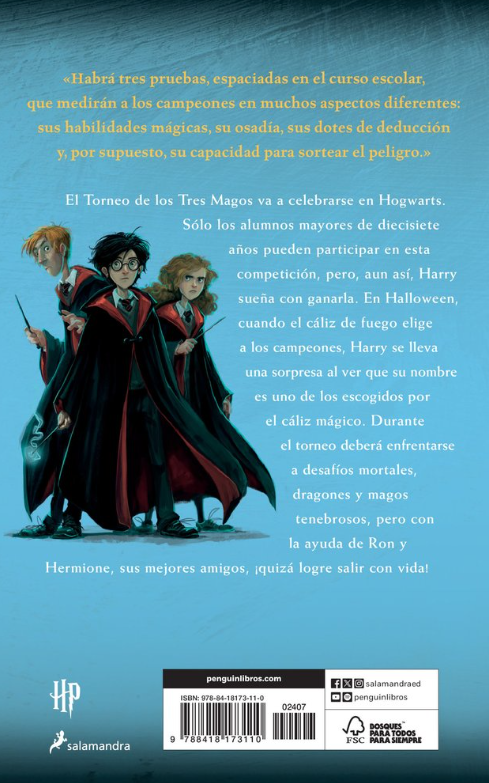 HARRY POTTER Y EL CALIZ DE FUEGO (Libro 4)