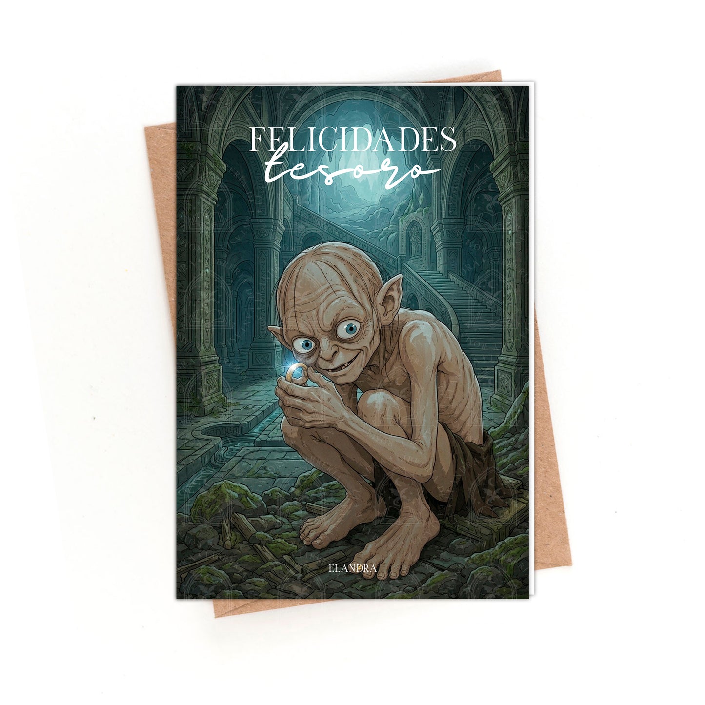 Colección Elandra Nº001 – Tarjeta literaria de felicitación