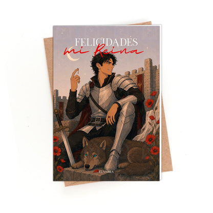 Colección Elandra Nº003 – Tarjeta literaria de felicitación