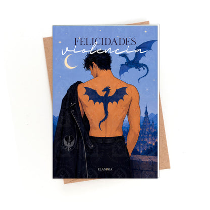 Colección Elandra Nº004 – Tarjeta literaria de felicitación