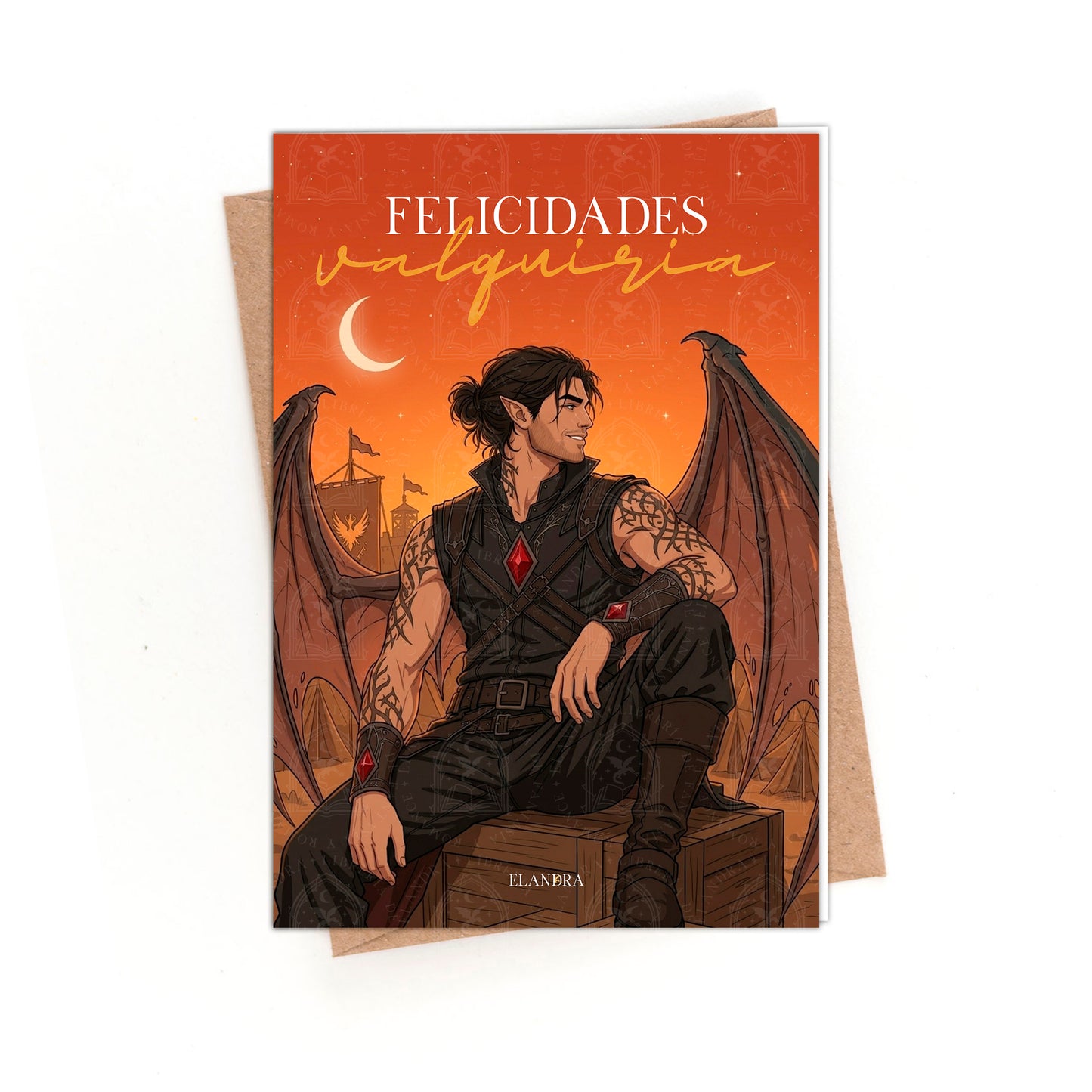 Colección Elandra Nº007 – Tarjeta literaria de felicitación