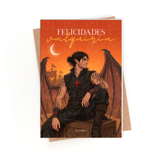 Colección Elandra Nº007 – Tarjeta literaria de felicitación