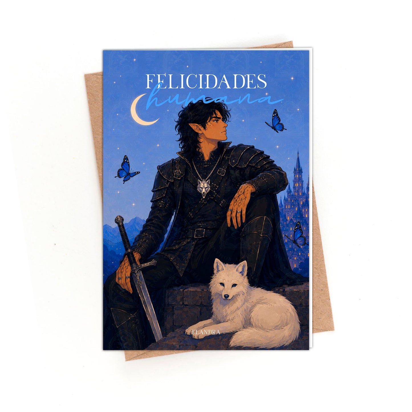 Colección Elandra Nº011 – Tarjeta literaria de felicitación