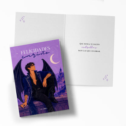 Colección Elandra Nº002 – Tarjeta literaria de felicitación