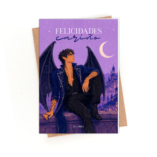 Colección Elandra Nº002 – Tarjeta literaria de felicitación
