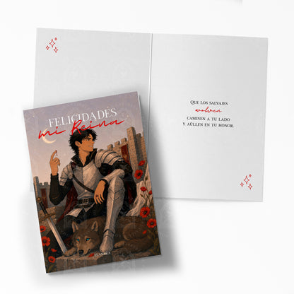 Colección Elandra Nº003 – Tarjeta literaria de felicitación