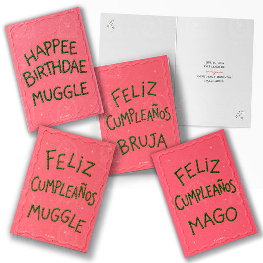Colección Elandra Nº012 – Tarjeta literaria de felicitación