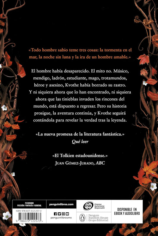 EL TEMOR DE UN HOMBRE SABIO